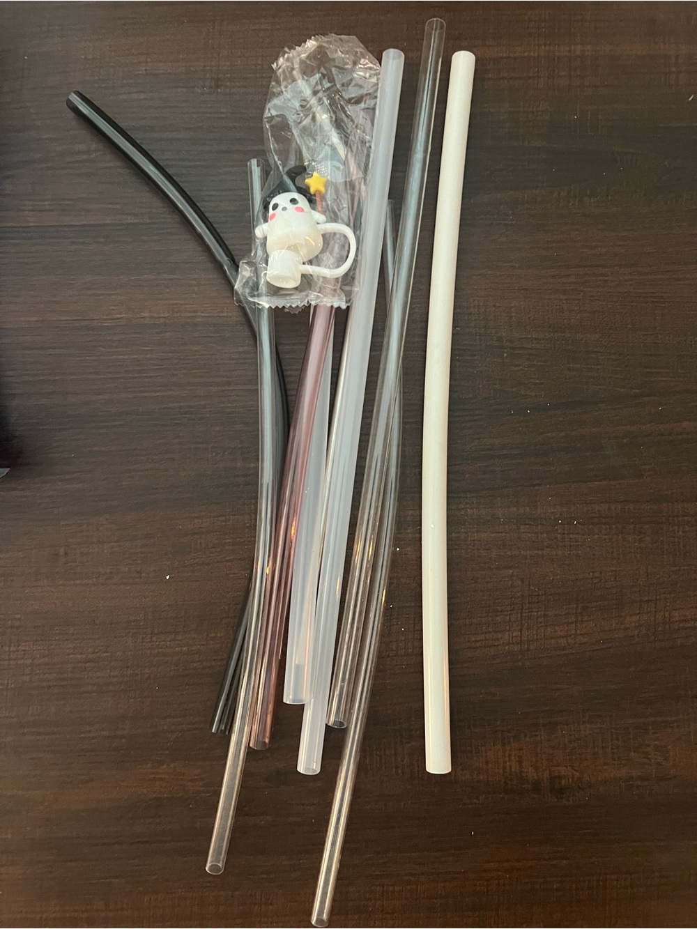 Stanley used Reusable Straws, 6 pieces, with a Cute Charm. #425